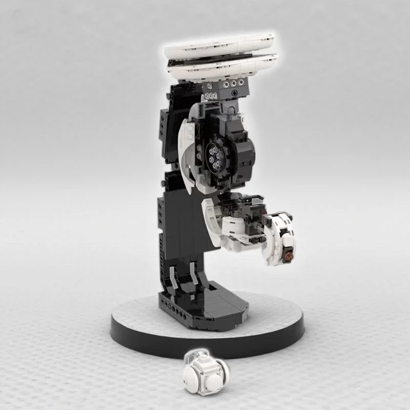 GLaDOS High Tech Portaled Icons Scenario Building Blocks - Figura de Robot Científico Modular de Tecnología Avanzada para Niños, Regalo