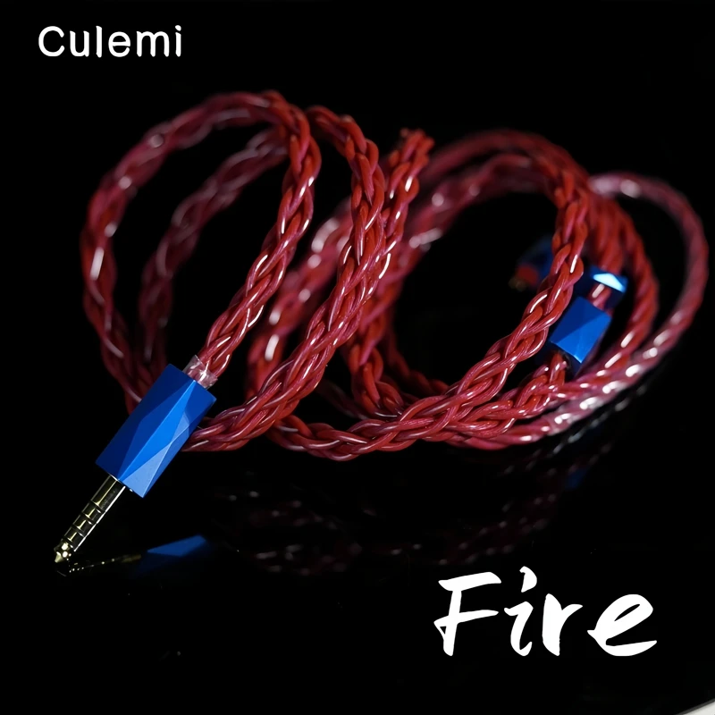 

Culemi-04 6 Core Earphones Silver Plated HIFI Upgrade cable with 2.5/3.5/4.4 Balanced MMCX/2PIN /IE900/Dual