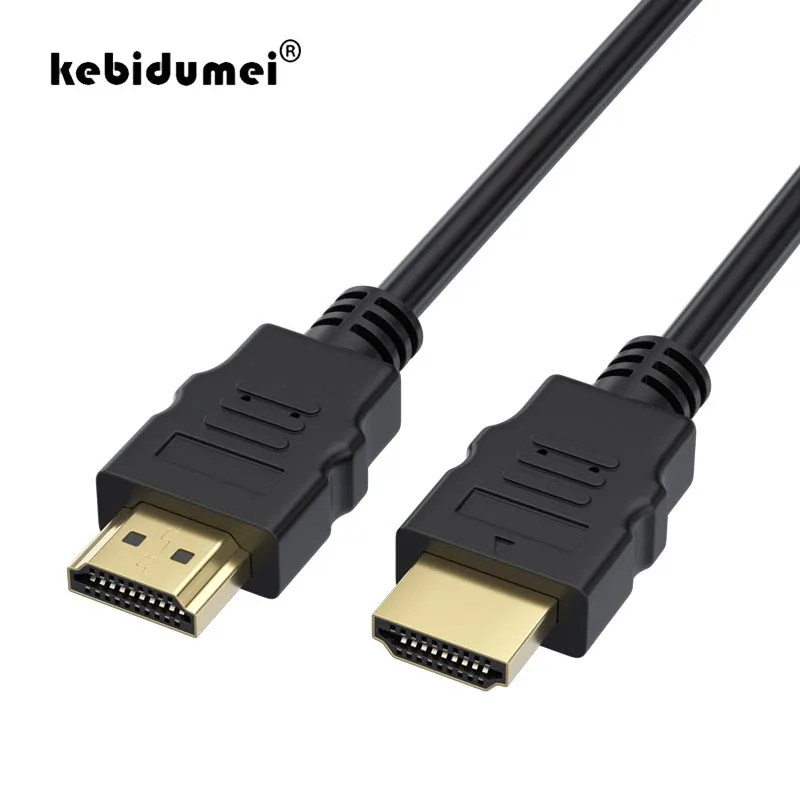 1080P HDMI to HDMI Cable Video Cables Gold Plated 1.4 1080P 3D Cable for HDTV Splitter Switcher 1.5M 5M HDMI-Compatible Cable