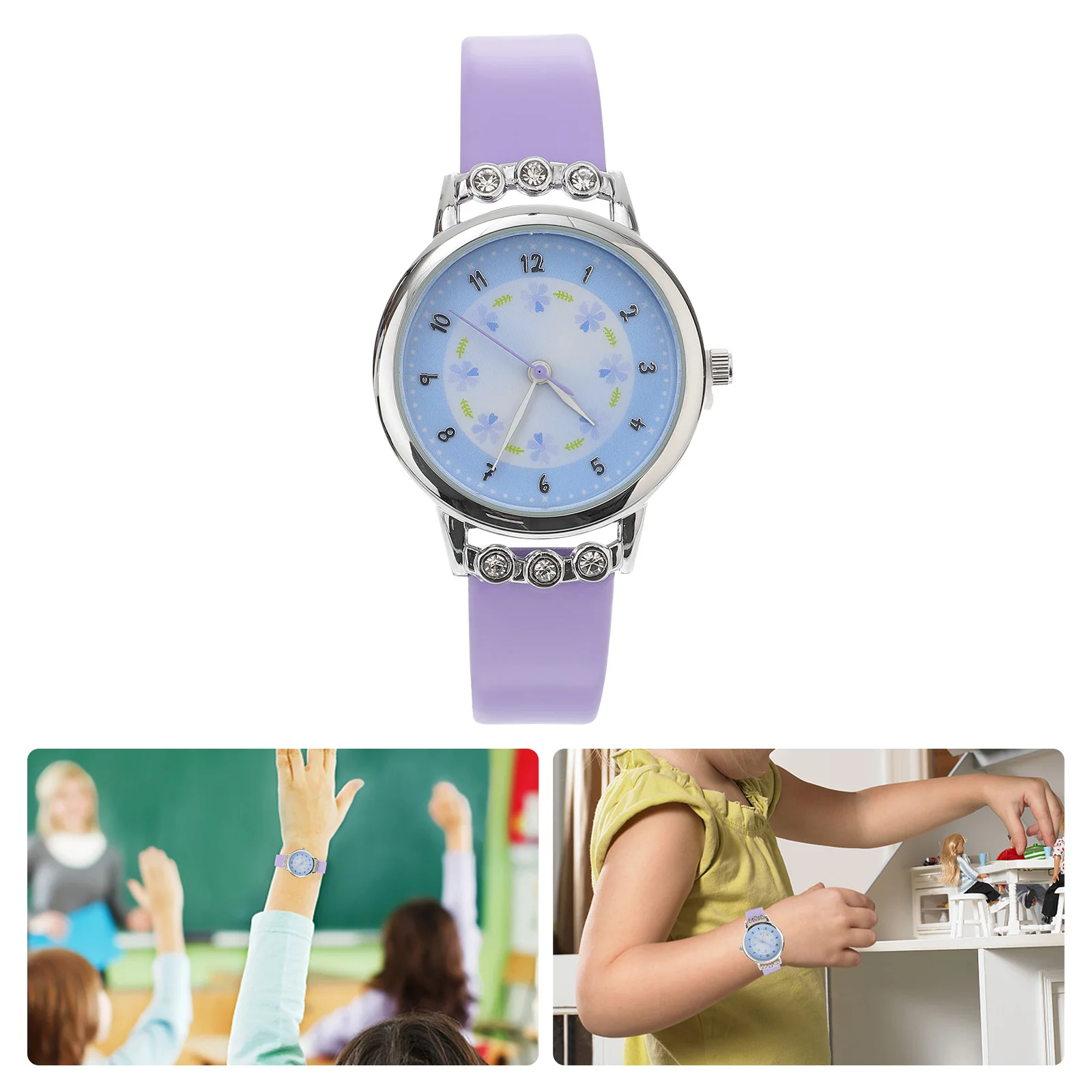 

Creative Kids Watch Waterproof Quartz Soft Adjustable Strap Cartoon Design Precise Movement Birthday Gift Child Wristb