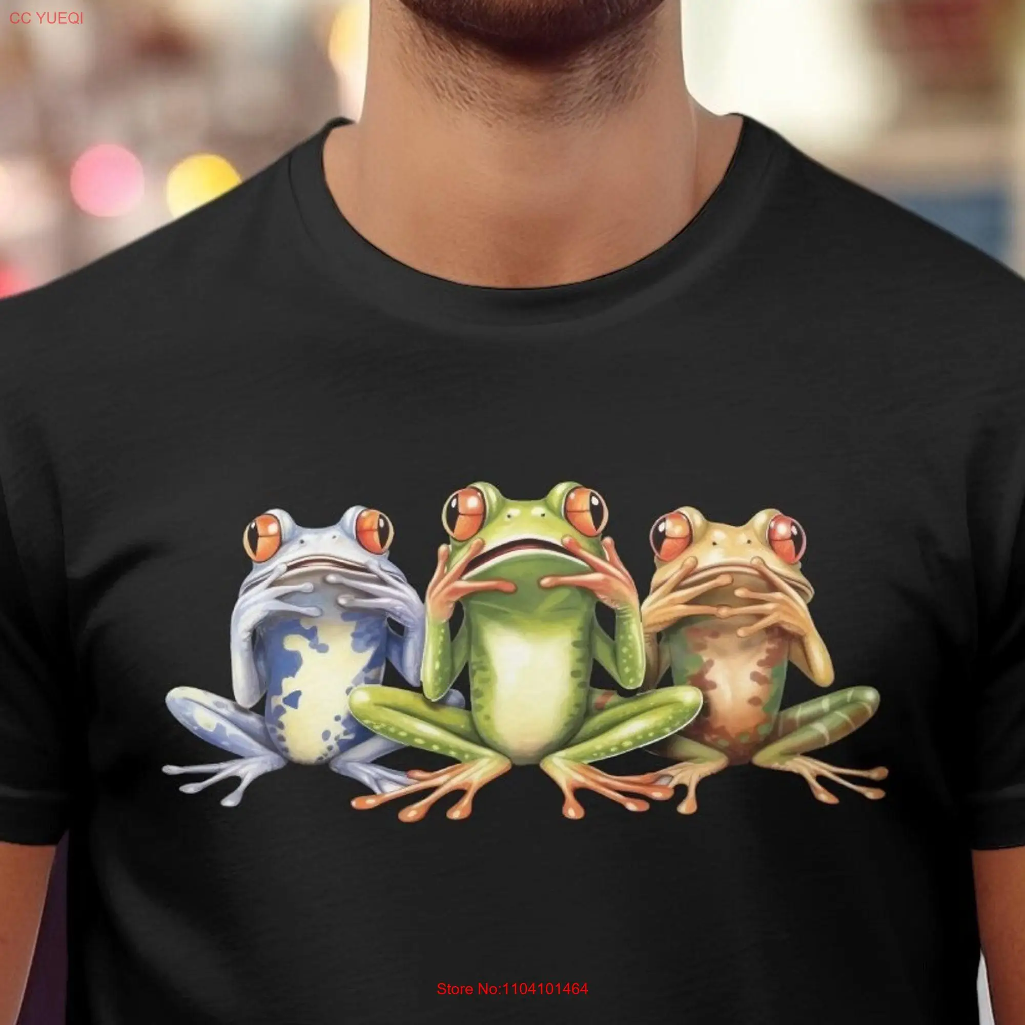 Cute Frogs T Shirt Goblincore Clothing Frog Aesthetic Animal Lover Funny Cottagecore long or short sleeves