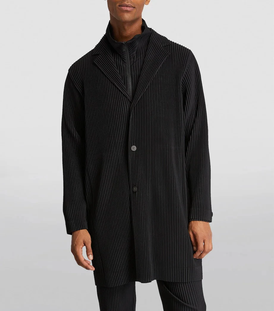Handsome Men Long Coat Single Breasted Warm Business Causal Slim Fit Coat High Quality Jacket Customized