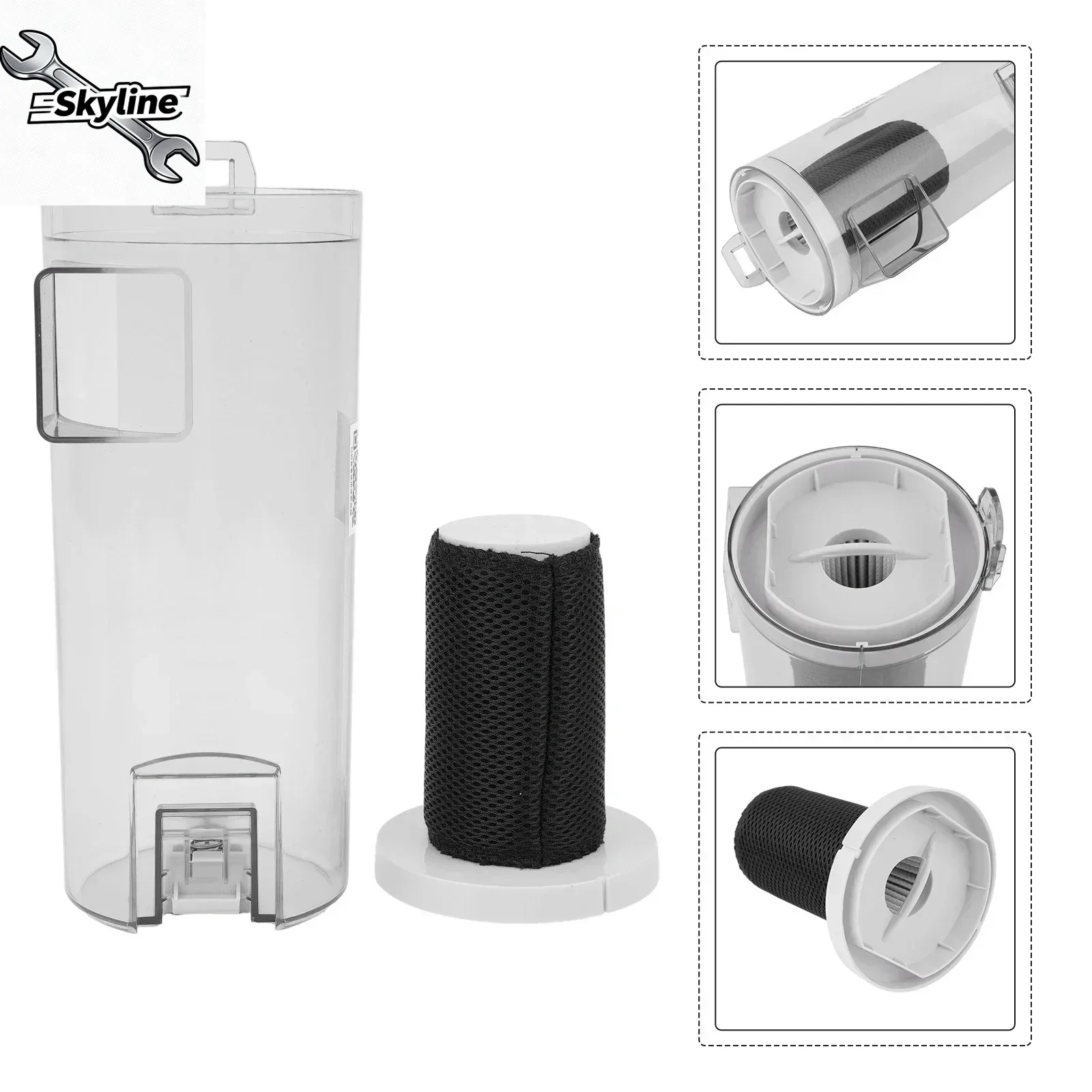 1pcs For DX700 DX700S DX700Spro Dust Bin Container Handheld Vacuum Cleaner Home Cleaning Replacement Parts