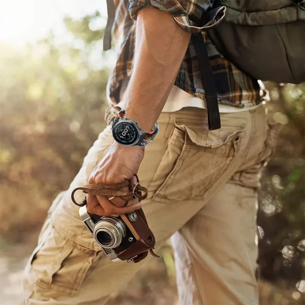 20 22 مللي متر حزام نايلون مضفر ل Amazfit Balance 2/Bip 6 5/GTR 47 مللي متر/GTR 4 3 سوار رياضي لملحقات Amazfit Active 2/GTS 4