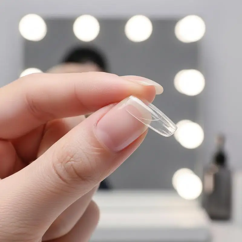 Almond Round Dual Nail Extension Forms 60Pcs Easy Application and Removal Ideal for Home and Salon Use