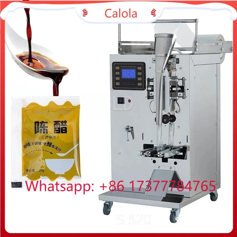 Fully Automatic Multifunctional Liquid Paste Packaging Machine Sauce Water Bag Filling Sealing Equipment