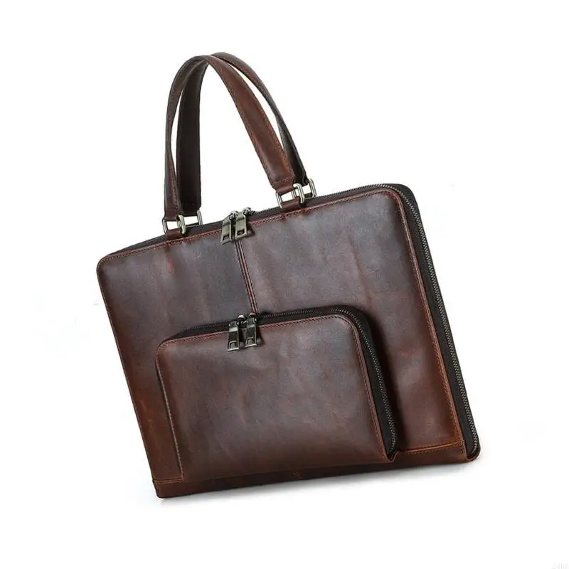 

Leather Laptop Cover Case For A2442 A2779 A2918 Laptops Protections Elegant Holder Bag for Business and Daily 24BB
