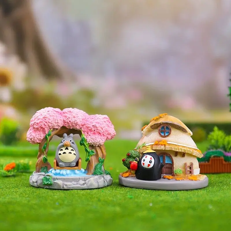 2026 new Original Hayao Miyazaki Fantasy Fairy Tale Scene Blind Box Anime Classic Figure Doll Collectibles Souvenirs Toy Gifts - view 6