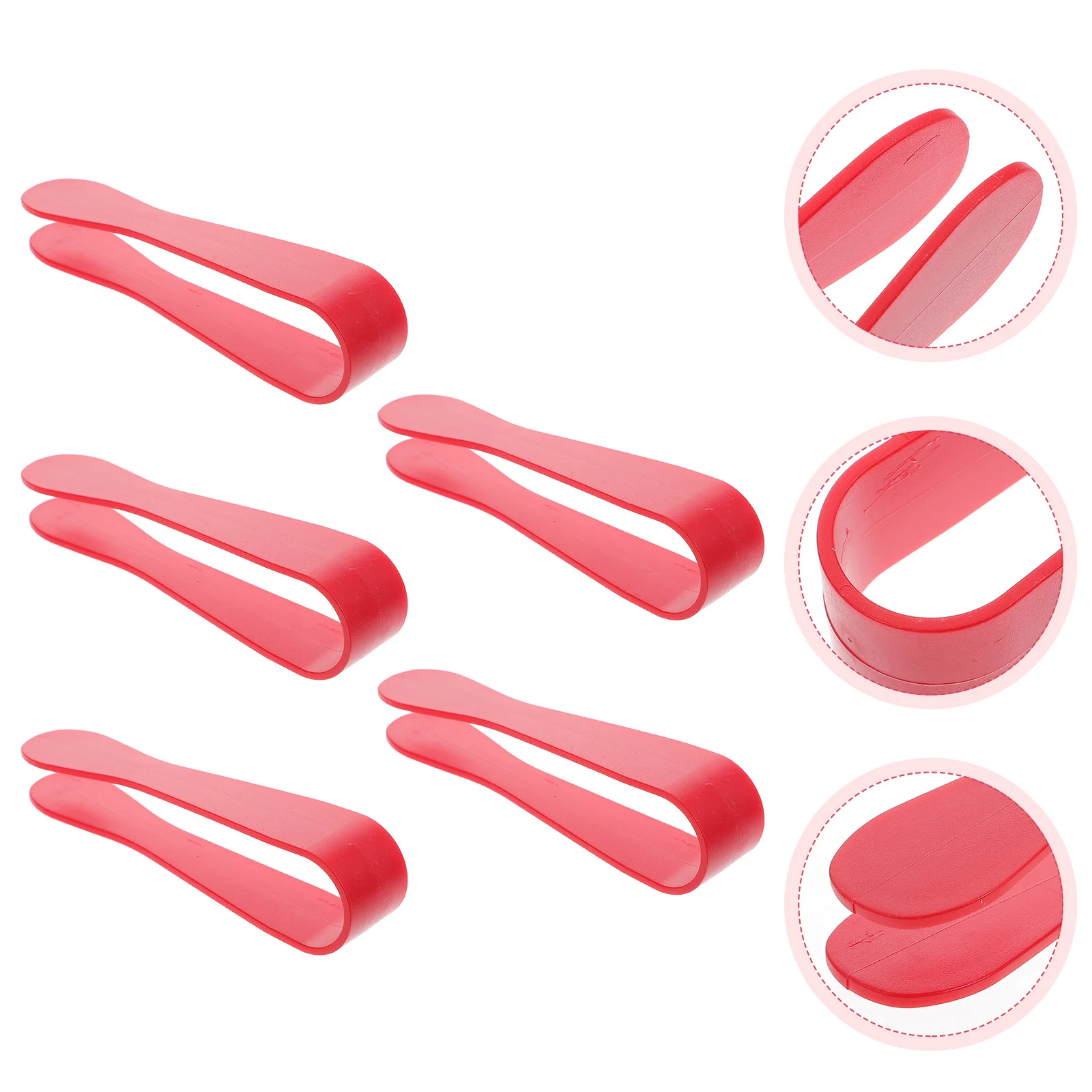 

5Pcs Plastic Beads Clips Non-Toxic ABS Material Children Role Play Simulation Kitchen Mini Clamp Early Education Gift