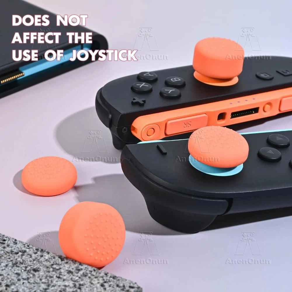 4er-Pack Daumengriffkappen für Switch 2 Premium Analog-Stick Daumenstick Weiche Silikon-Schutzabdeckung Rutschfeste Joycon Joystick-Kappen – Detail 4