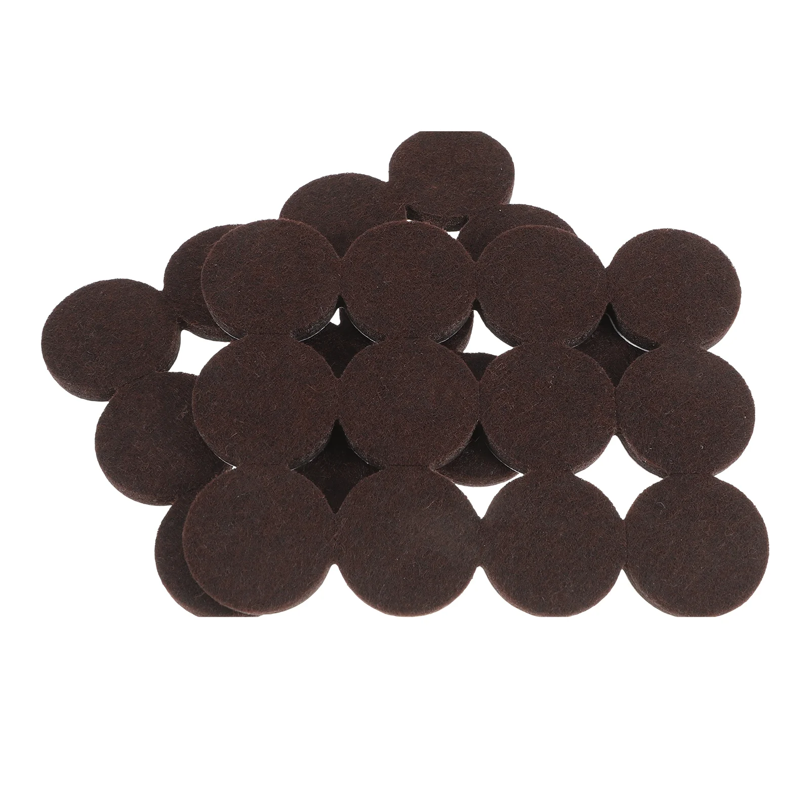 24 Pcs Felt Table and Chair Mats Foot Pads for Hardwood Floors Leg Furniture Feet Protectors