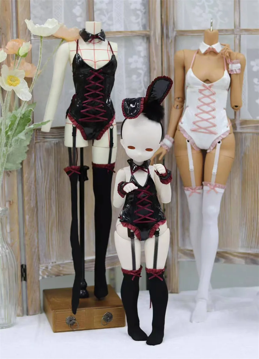 BJD Doll Clothes 【 Succubi Cafe 】1/3,1/4, mdd, Bear sister Onesie set BJD Doll accessories (no doll)