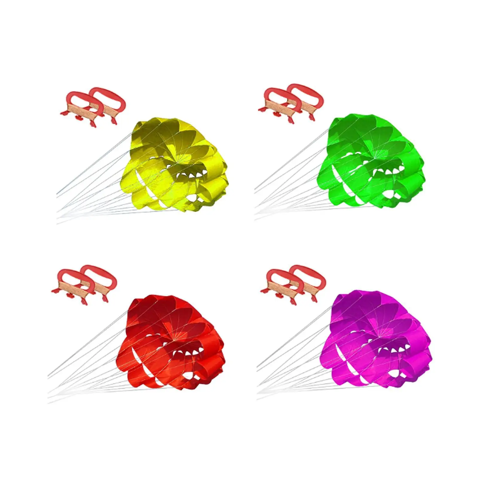 Zachte parapluvlieger Strandvlieger Sportspel Professionele 2-lijns vlieger Gemakkelijk te vliegen