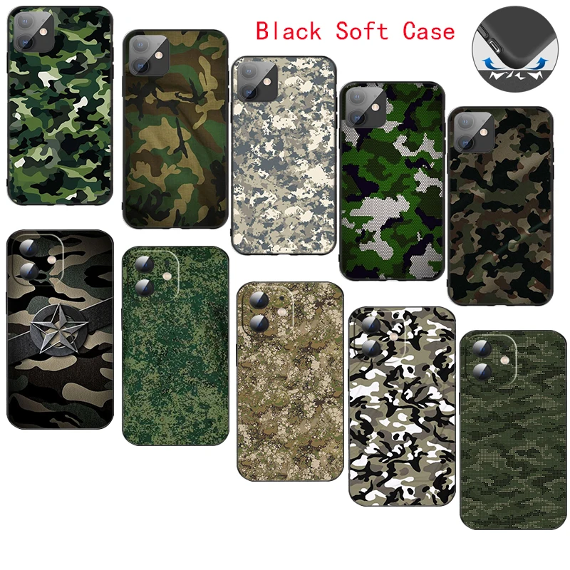 

CR18 Camouflage Special Forces Soft Silicone Case for Moto Edge 20Lite G40 G41 G51 G22 G71 5G G9 Play G20 G100 Caver