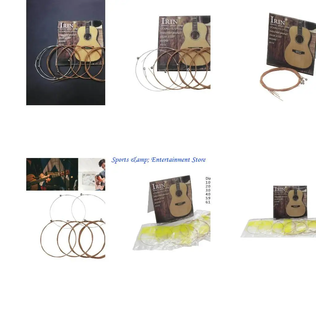 

G7NF Acoustic Guitar 6 Strings Folk Guitar String Steel Guitar Strings Wound Set