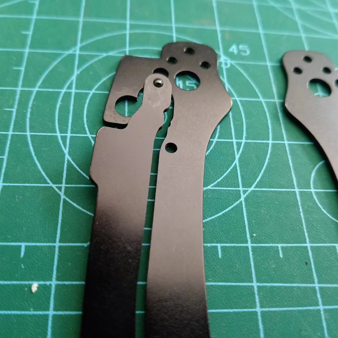 Imagem -06 - Forros Faca para Spyderco Black Spacer C223 Pair Aço Inoxidável