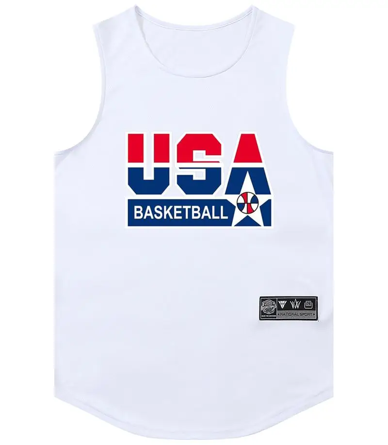 2024 Basketball Jerseys Shirts Youth Basketball Vest Uniforms Blank Custom Running Training Loose Jerseys Suits Tank Top