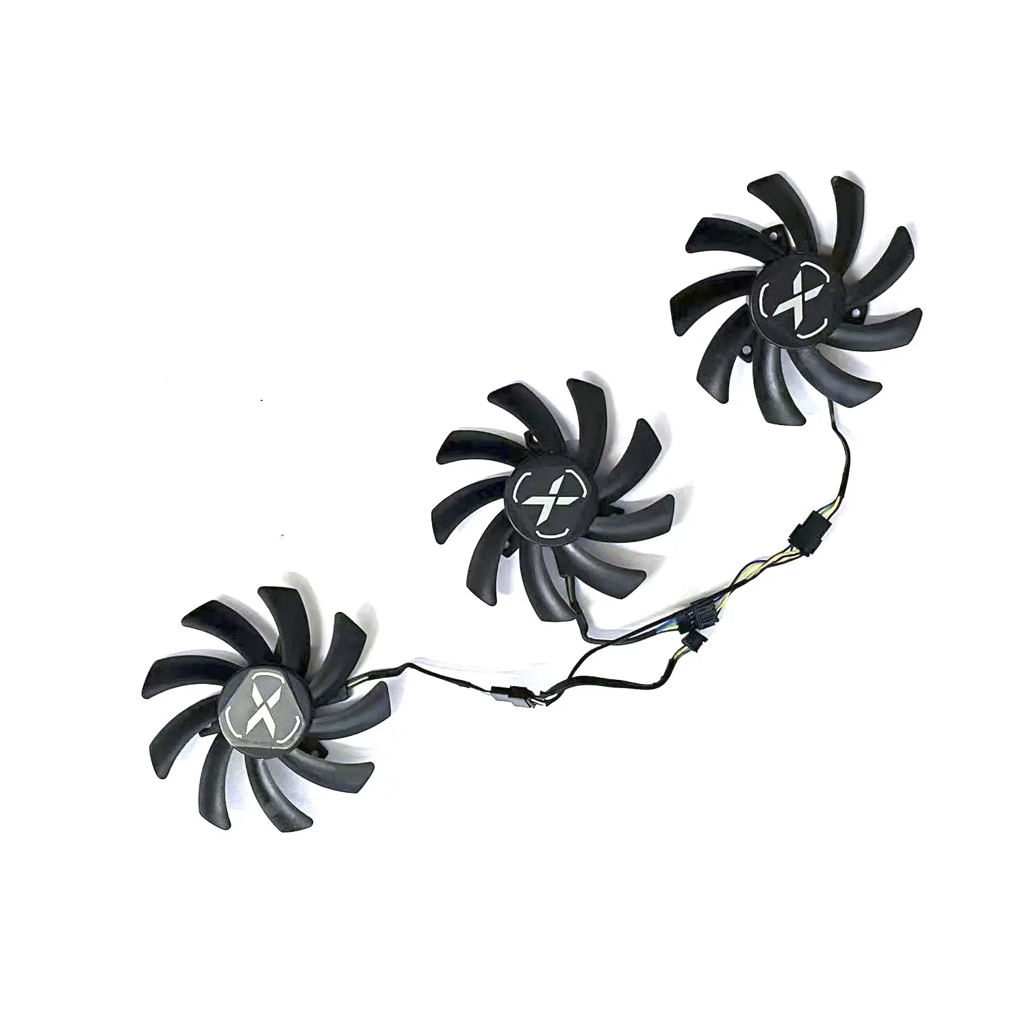 الأصلي والجديد 4PIN 85 مللي متر T129215SU تيار مستمر 12 فولت 0.5A RX6700XT GPU مروحة ل XFX RX 6700 X Speedster SWFT بطاقة الرسومات مروحة التبريد #3