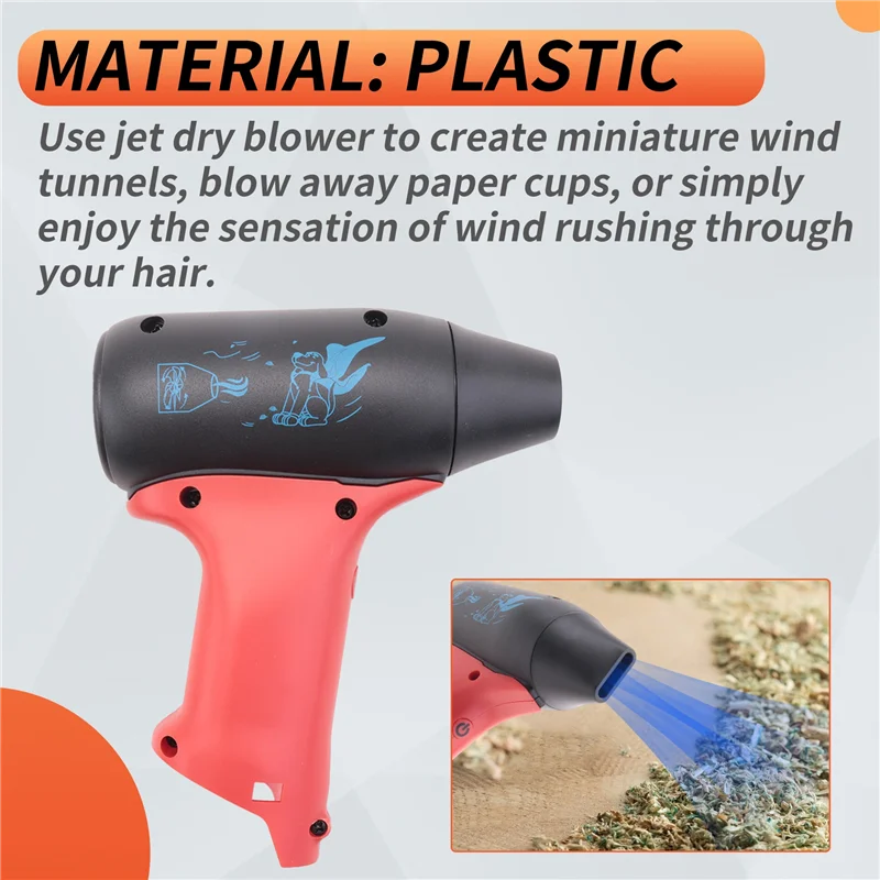 

HGFLE-Portable Jet Violent Fan Powered Tool For 12V Lithium Battery With Adjustable Speeds For Blower
