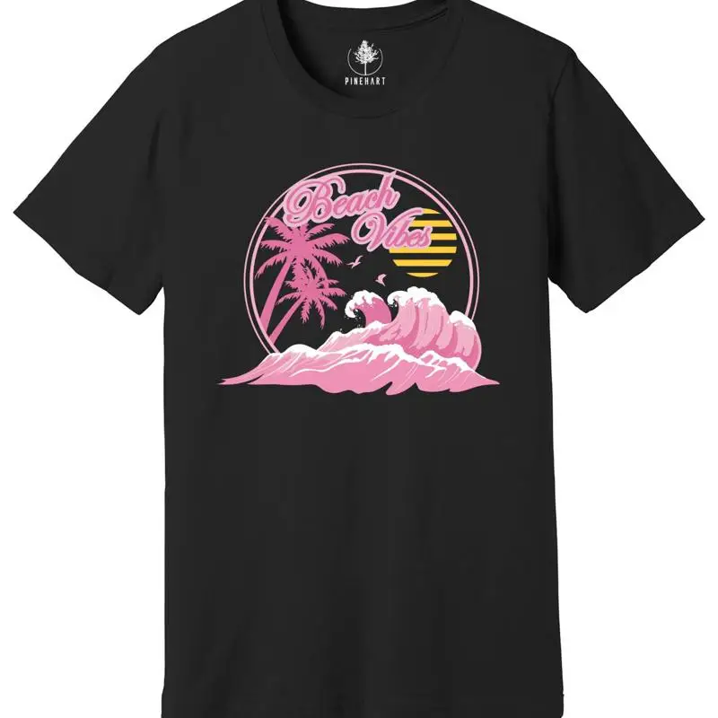 

Рубашка Beach Vibes, милая футболка в стиле преппи с кокосом, забавная футболка для девочек VSCO