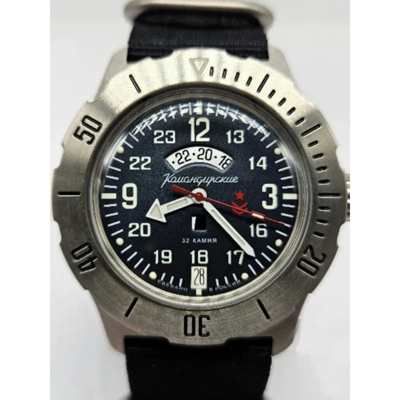 Military Watch 24 Hours New Commander Series Automatic Mechanical Men's Watch 100 Meters Waterproof Dive