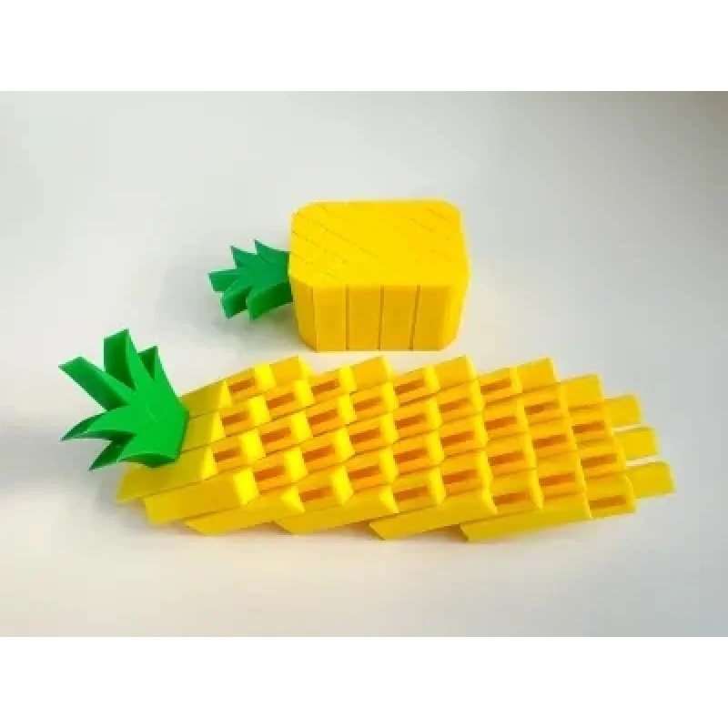 لعبة تخفيف التوتر على شكل أناناس بكسل مطبوعة 3DP