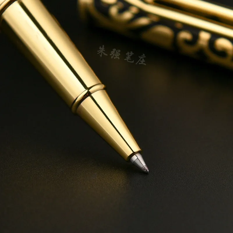 Custom Golden Text Gel Pen School Supplies Stationary Luxury Office Accessories Cute Pretty For Funny Korean Writing korean