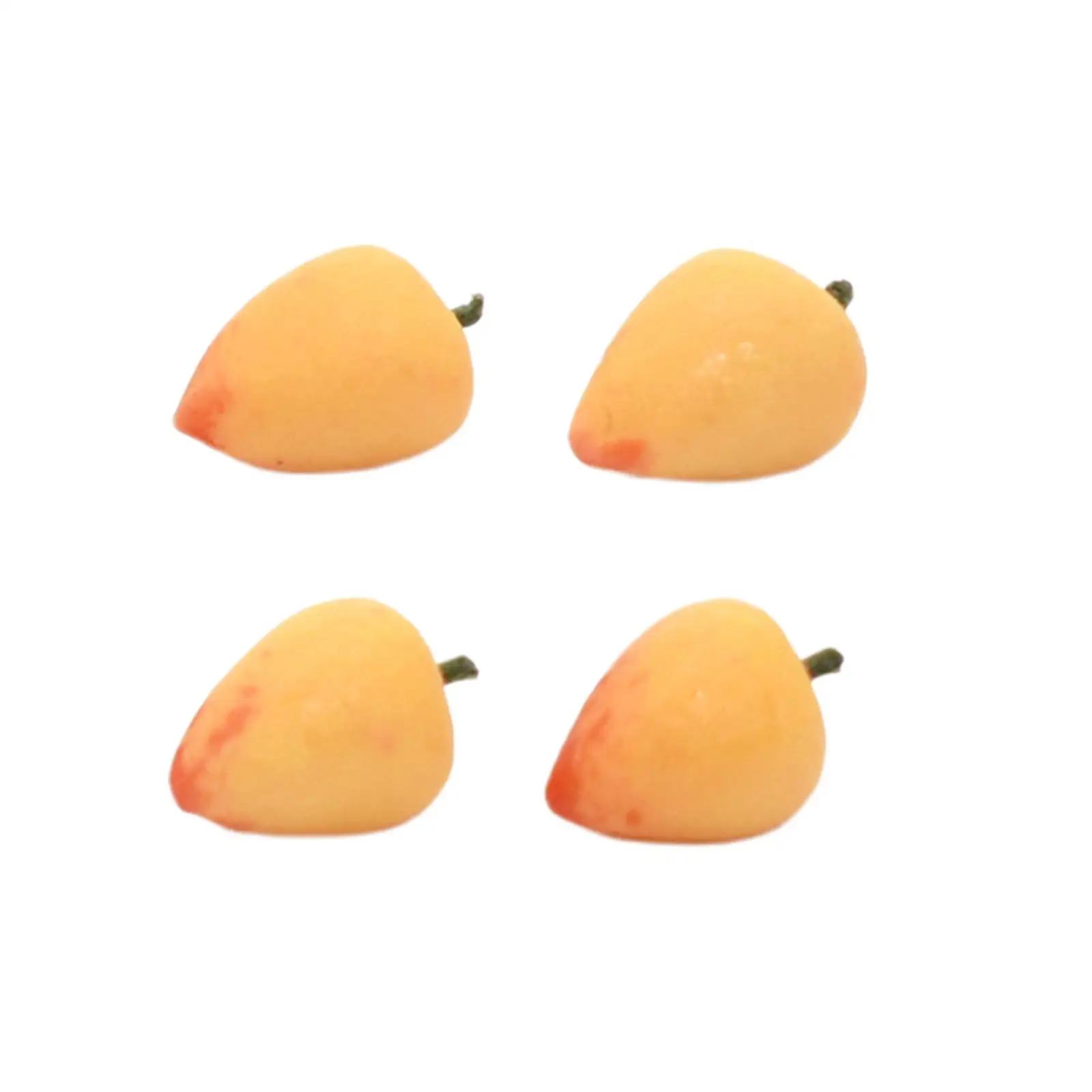 

4x 1/12 Miniature Fruit Model,Living Room Dining Room Home Pretend Play,Party Accessories Toys,Dollhouse Decor