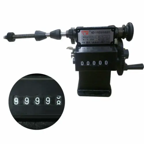 

Ручная намоточная машина для катушек с функцией подсчета 0-99999, двухфункциональная машина для подсчета и намотки рулонов