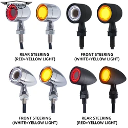 Nieuwe Motorfiets Led Richtingaanwijzers Chroom Indicator Break Licht Voor Harley Choppers