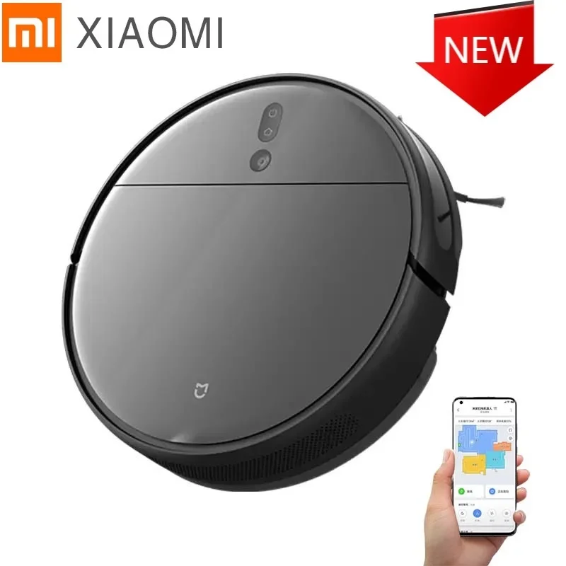 Aspirador de Pó Robô Xiaomi Mijia 1T S-cross 3D com Evitação de Obstáculos, Sem Fio, Ciclone, Sucção de 3000Pa, Bateria de 5200mAh