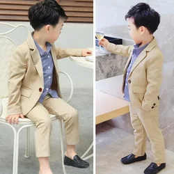 Children Blazer For Wedding New Fashion Kids Suit Good Quality Coat and Pant 2 Parts Baby Boy Jacket Suits