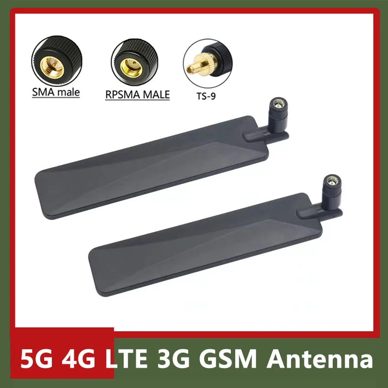 Router Antenna 5G 4G LTE 3G GSM 600~6000Mhz Full Band High Gain 22dbi Omni WiFi Aerial For Signal Boost SMA RPSMA TS9