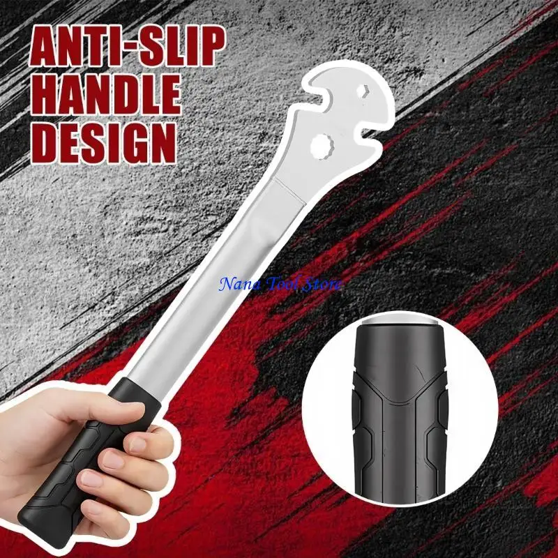 31GJ Bike Pedal Wrench with Handle Professional Tool for Bike Pedal for Bike
