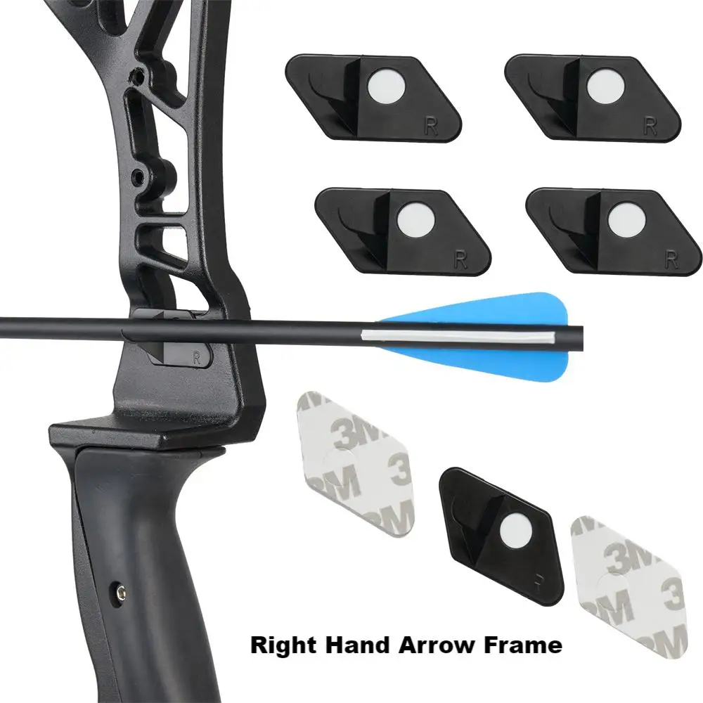 4pcs Plastic Archery Frame Arrow Frame Right Hand Recurve Bow Arrow Frame Outdoor Target Shooting and Hunting Accessories