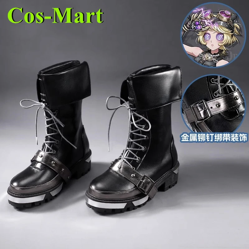 

Cos-Mart Game Identity V Tracy Reznik Mechanic Lock Core Shoes Cosplay Boots Ghost Girl Under Truth Role Play Clothing Anime