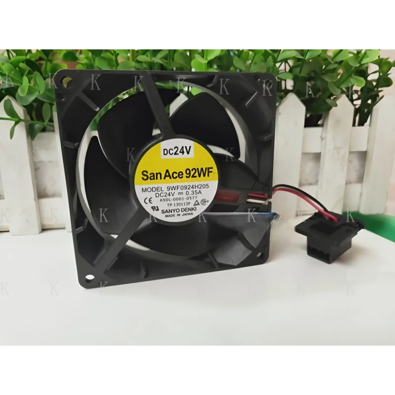 

C ДЛЯ Sanyo A90L-0001-0577 Охлаждающий вентилятор Fanuc 9WF0924H205 92*92*25 мм 24 В 0,35 А