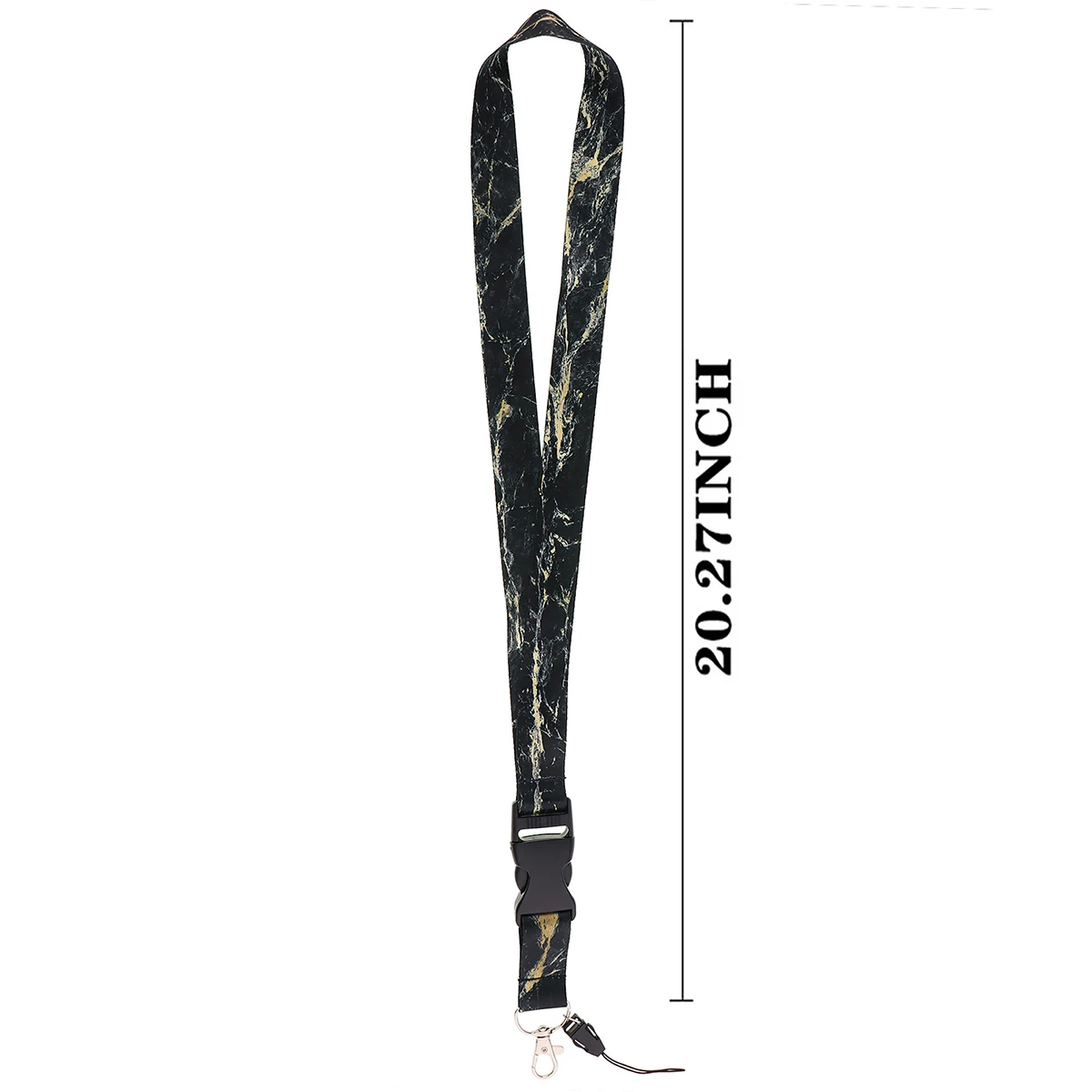 Starry Sky Neck Strap Lanyards for Keys Sakura Marble Stripe Keychain ID Credit Card Hang Rope Lariat Accessories Gift Wholesale