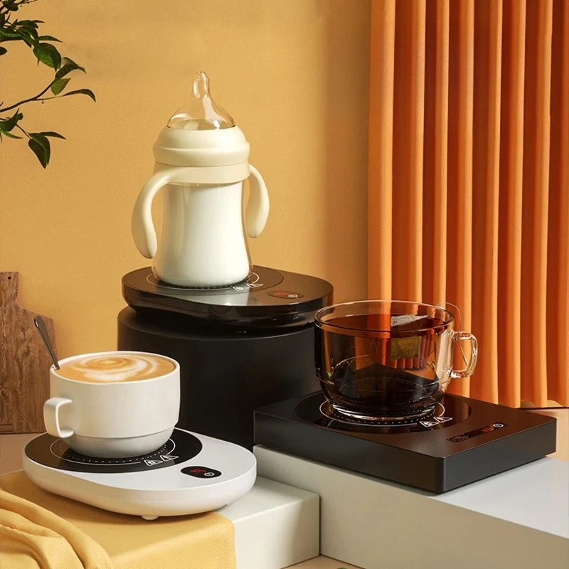 -For 100°C Pad Coffee Mug Warmer Smart Cup Heater Hot Tea Maker Warmer Coaster Mini Induction Cooker 5 Gear Temperature 220V*