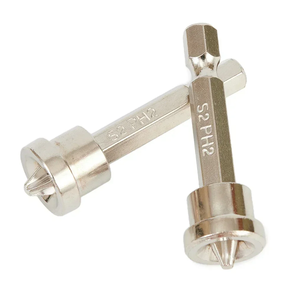 

Magnetic Screwdriver Drywall Screwdriver Gypsum Board Hand Drills Silver 25mm 25x15mm 50mm 50x15mm 6.35mm/1/4” Hex