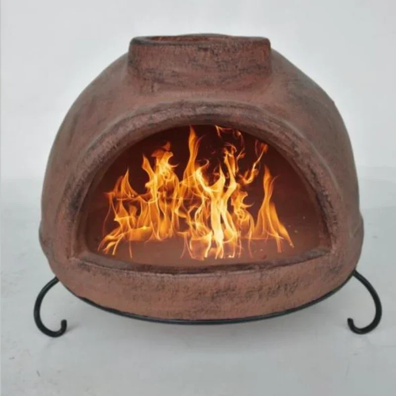 Hot Selling Fiber Clay Outdoor Pizza Oven Fire Pit