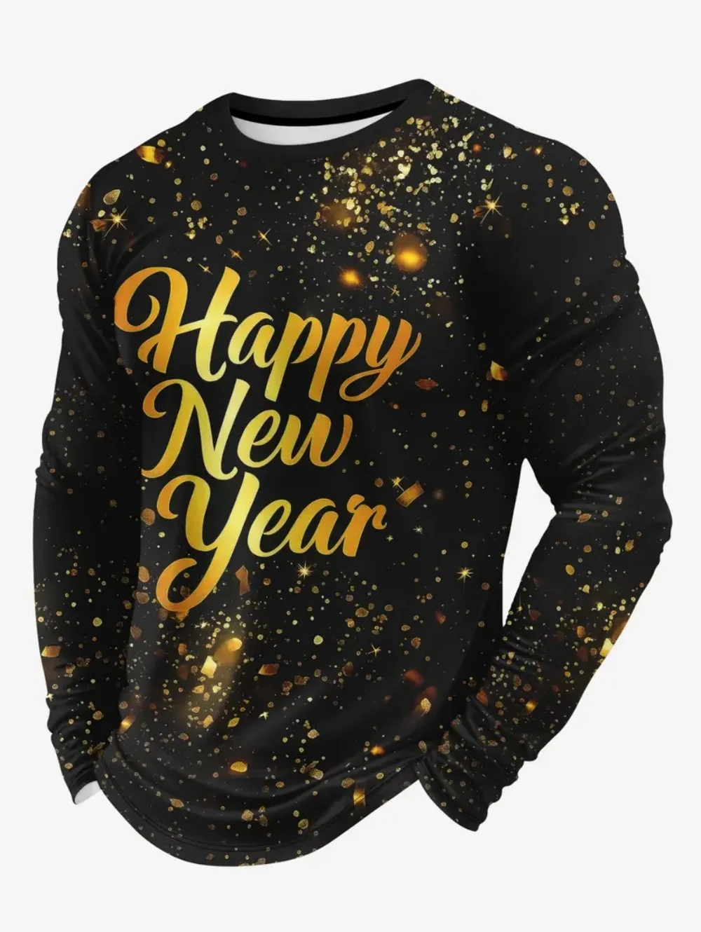 

Christmas 3D Santa Claus Print T Shirt for Men Casual Long Sleeve Tee Shirts Fashion O-Neck Top New Year Gift Oversized T-Shirt