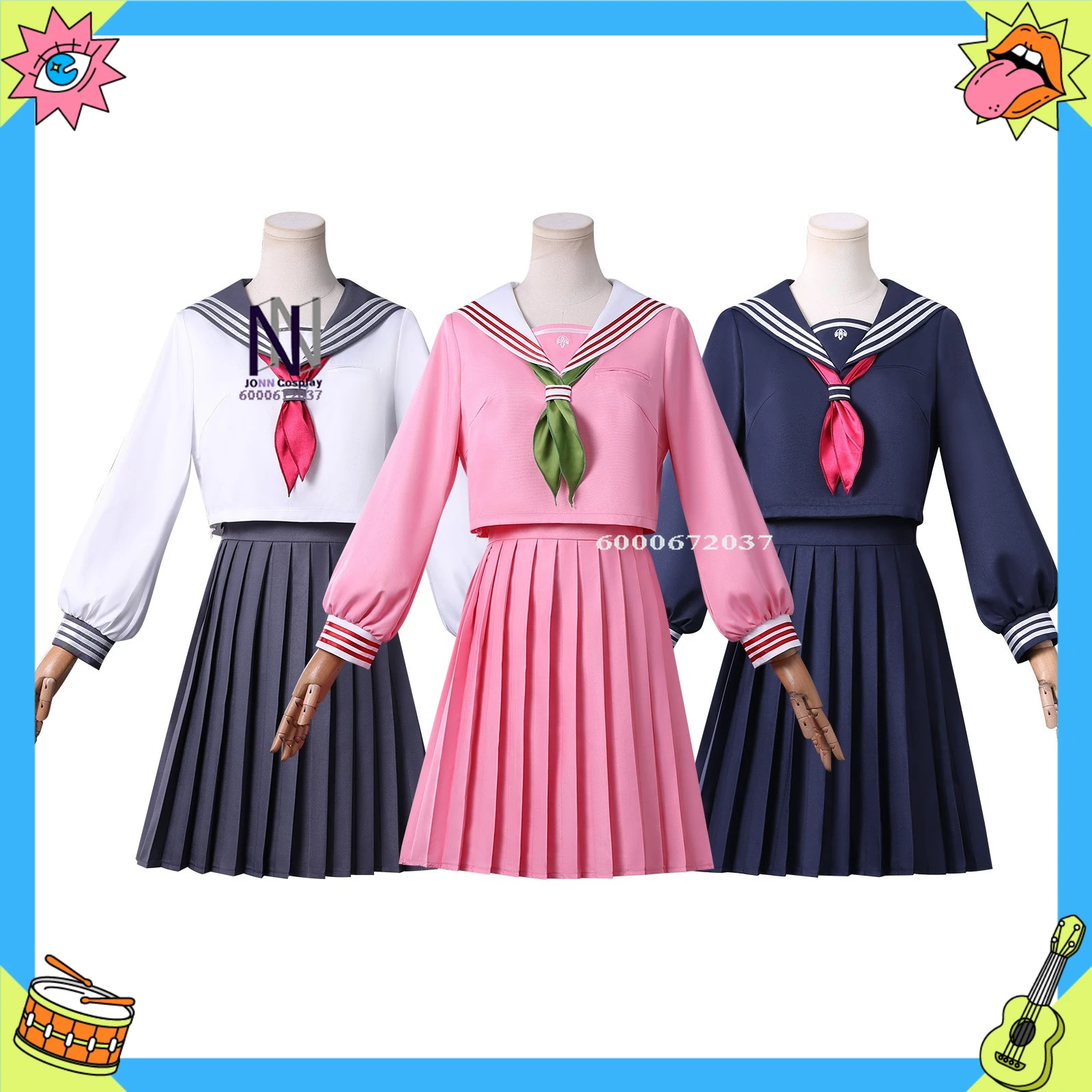

Hot Game Cosplay Costume Anime Shimizu Hinako School Uniform JK Skirt Classic Roleplay Outfit Comic Con Halloween Party Suits