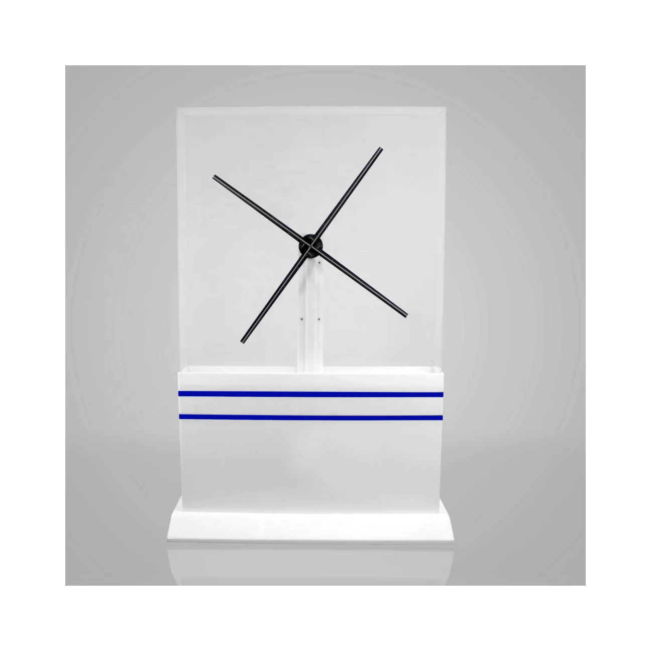 High Resolution 100cm LED 3D Hologram Fan With 4 Blades Metal Stand Hologram LED Display Fan Projection Screens Product Category