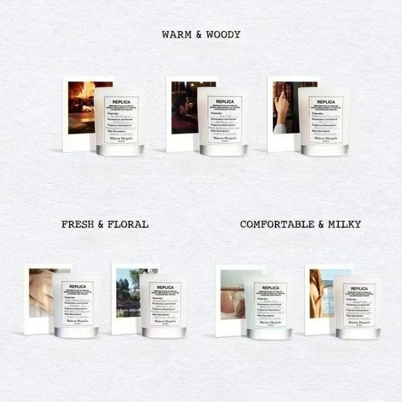 165g Scented Candle Premium Home Fragrance Air Freshener with A Woodsy Scent Floral Fruity Aroma Bedroom Fragrance Candle Holder