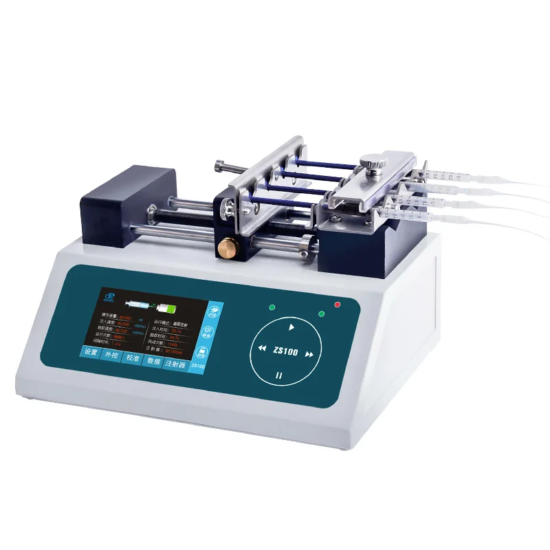 

ZS100 Micro Syringe Pump High Precision Laboratory Syringe Pump Single Double Four Channel Electrospinning