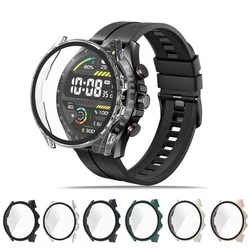 Hard Edge Shell Glass Screen Protector Film Smartwatch Full Frame Case For Haylou Solar Pro Smart Watch Protective Bumper Cover