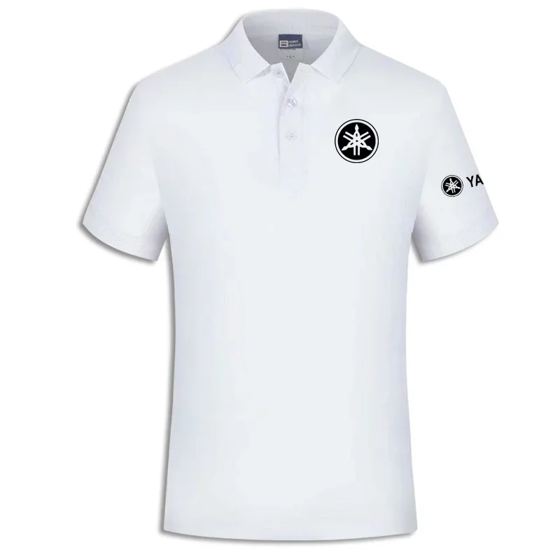 2025 جديد حار ياماها ياماها دراجة نارية أسطول 4S مخزن ملابس العمل الأدوات التلبيب قميص بولو الرجال تي شيرتات قصيرة الاكمام الصيف