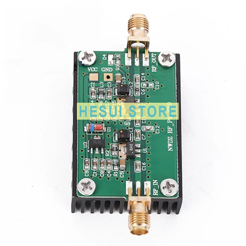 2MHz- 700MHz 3W Microwave HF FM VHF UHF transmit Modue , Broadband Shortwave RF power amplifier Module Board