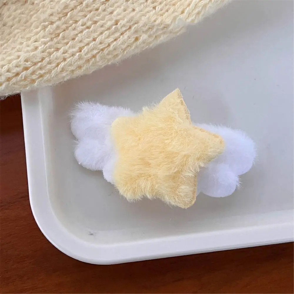 

Cute Minimalist Style Plush Star Hair Clip Hair Accessories Headdress Plush BB Hairpins Ornament Sweet Fluffy Barrettes Daily